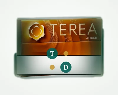 TEREA Amber Italy pack of 20 heated tobacco sticks for IQOS ILUMA — AED 169 per carton in Dubai