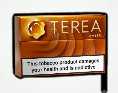 TEREA Amber Tajikistan pack of 20 heated tobacco sticks for IQOS ILUMA — AED 119 per carton in Dubai