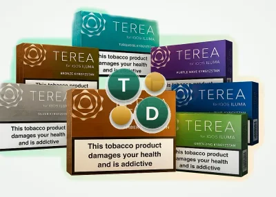 TEREA Sienna Kyrgyzstan pack of 20 heated tobacco sticks for IQOS ILUMA — AED 125 per carton in Dubai