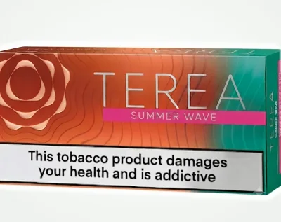 TEREA Summer Wave Uzbekistan pack of 20 heated tobacco sticks for IQOS ILUMA — AED 125 per carton in Dubai