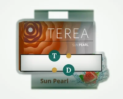 TEREA Sun Pearl Indonesia pack of 20 heated tobacco sticks for IQOS ILUMA — AED 119 per carton in Dubai