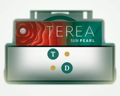TEREA Sun Pearl Japan pack of 20 heated tobacco sticks for IQOS ILUMA — AED 199 per carton in Dubai