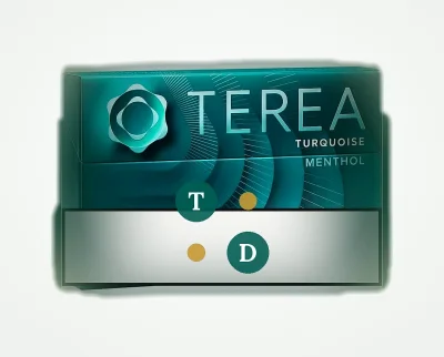TEREA Turquoise Italy pack of 20 heated tobacco sticks for IQOS ILUMA — AED 169 per carton in Dubai